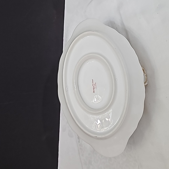 Limoges Haviland Gravey Boat w/saucer Pink Rosee - Picture 6 of 7